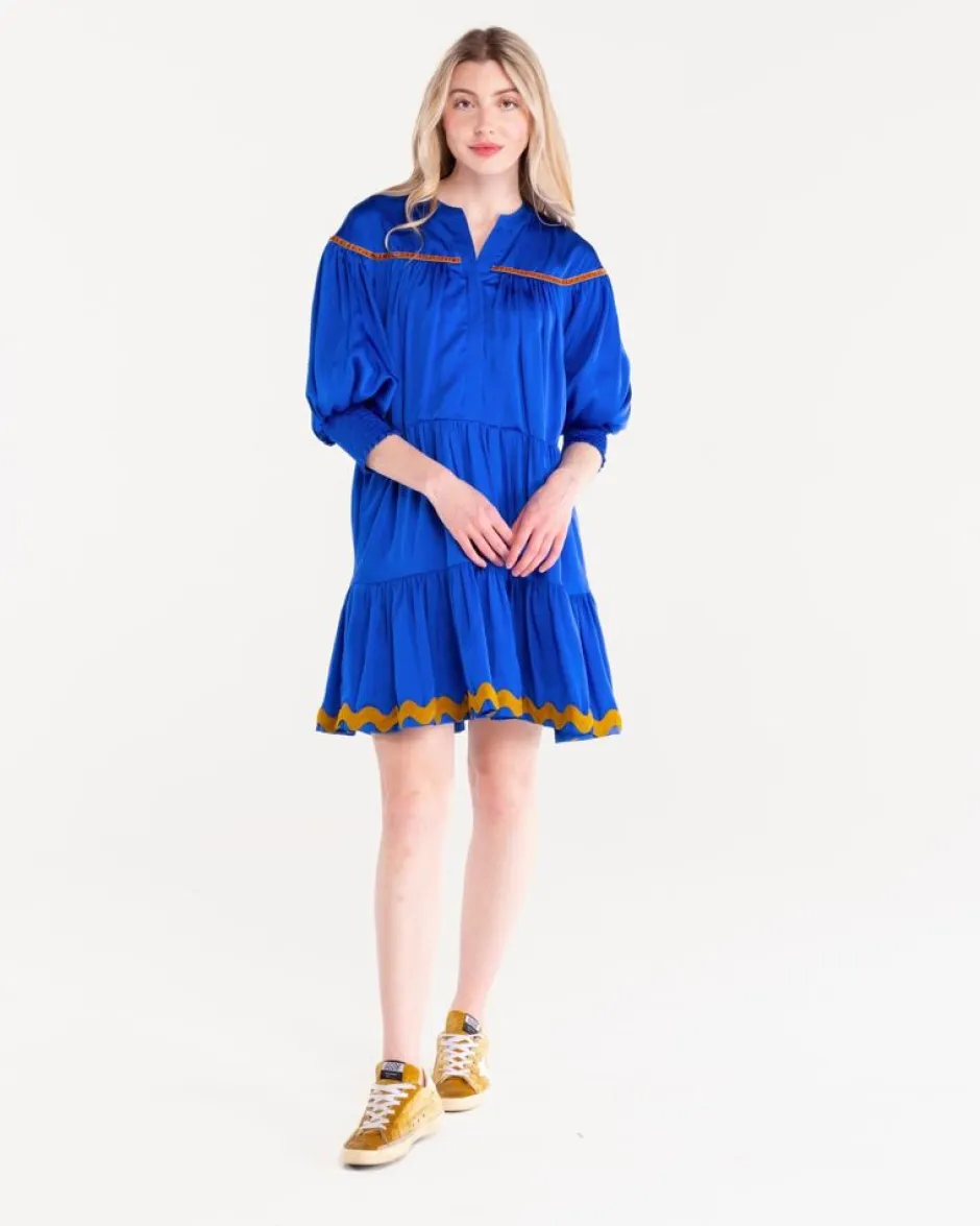 Mini-Alden Adair Charlotte Dress Cobalt