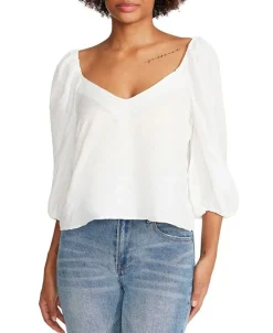 Blouses-BB Dakota Stevie White Top