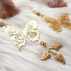 Jewelry-Bohindie Stream Heart Work Earrings