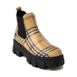 Boot-Circus by Sam Edelman Darielle Yellow Plaid Boot
