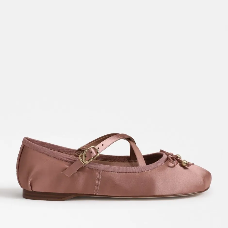 Flat-Circus by Sam Edelman Zuri Strap Ballet Flat Dark French