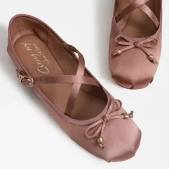Flat-Circus by Sam Edelman Zuri Strap Ballet Flat Dark French
