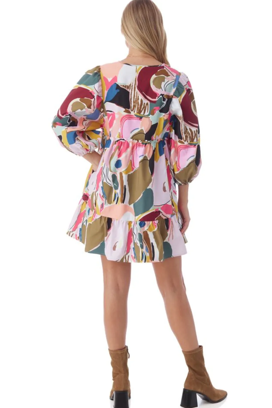 Mini-Crosby By Mollie Burch Addison Dress - Abstract Expression