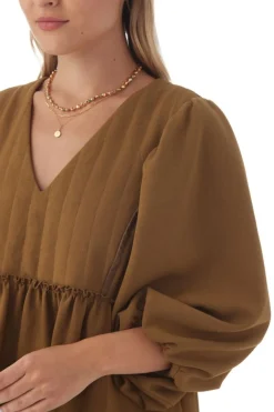 Mini-Crosby By Mollie Burch Addison Dress - Sepia