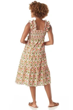 Midi-Crosby By Mollie Burch Brayden Dress Garden Lattice