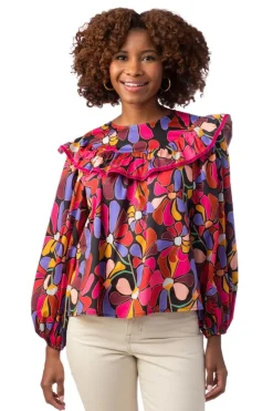 Blouses-Crosby By Mollie Burch Francine Top Daily Disco