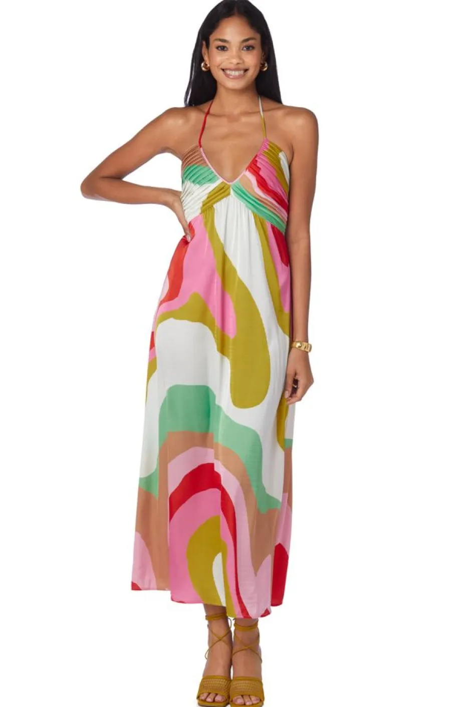 Maxi-Crosby By Mollie Burch Hill Dress Red Beach