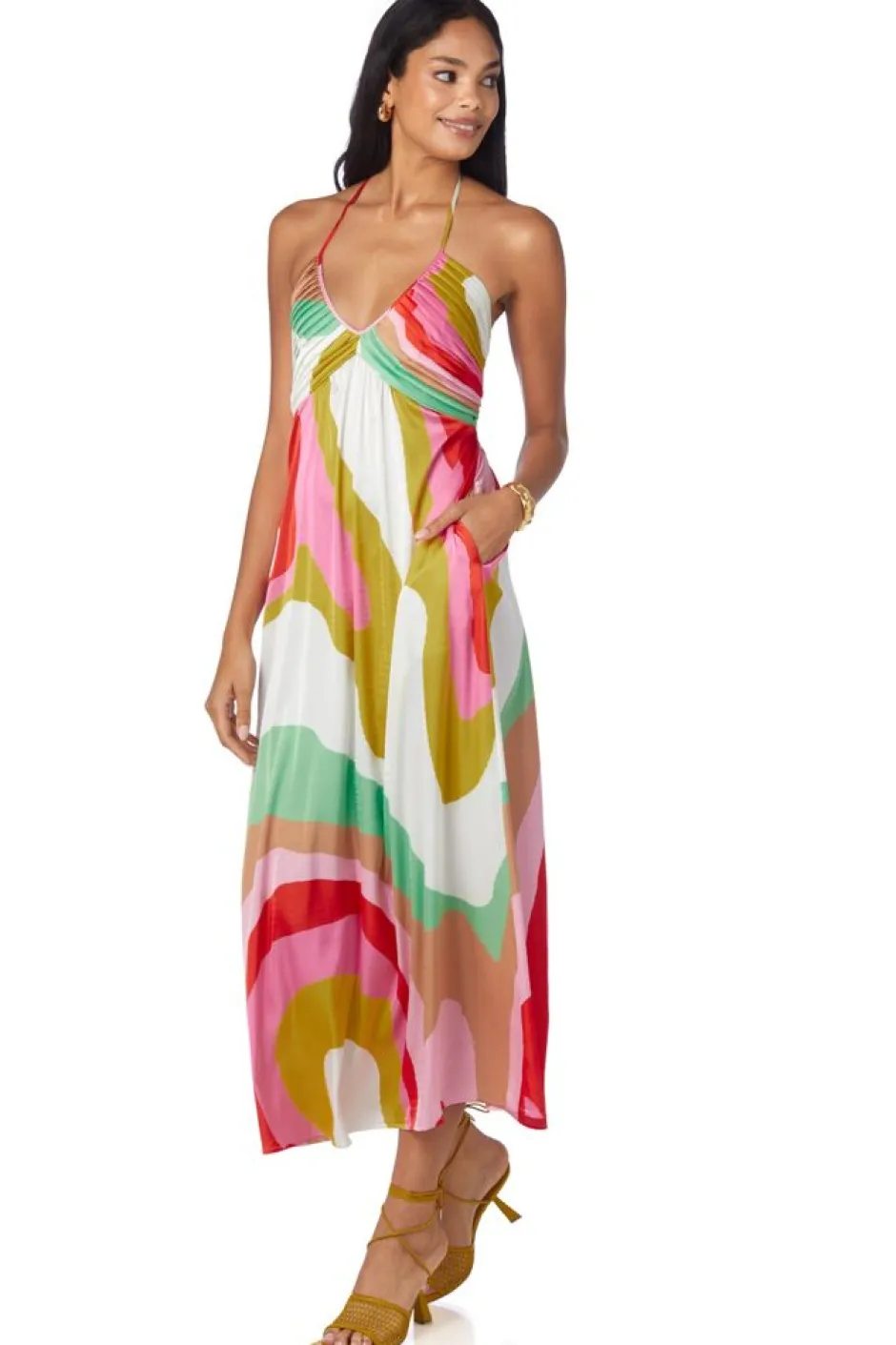 Maxi-Crosby By Mollie Burch Hill Dress Red Beach