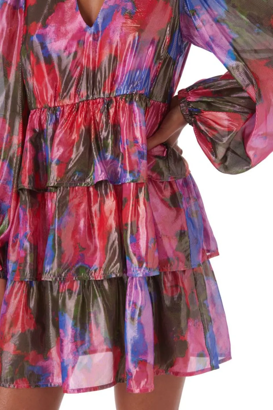 Mini-Crosby By Mollie Burch Lauren Dress Blurred Floral