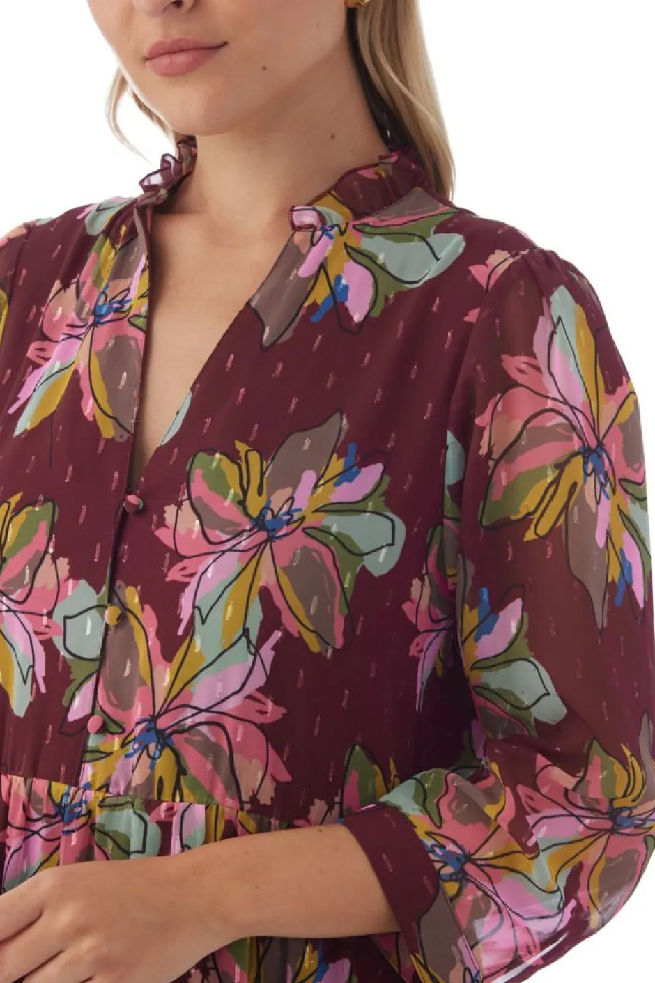 Maxi-Crosby By Mollie Burch Macrostie Dress - Gallery Floral