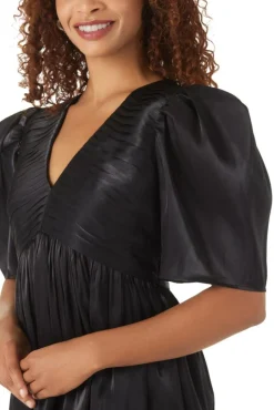 Midi-Crosby By Mollie Burch Marley Dress Black