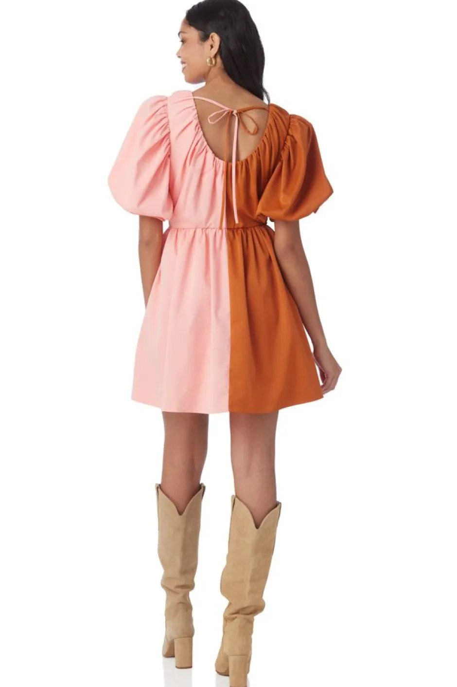 Mini-Crosby By Mollie Burch Raines Dress Salmon/Clay