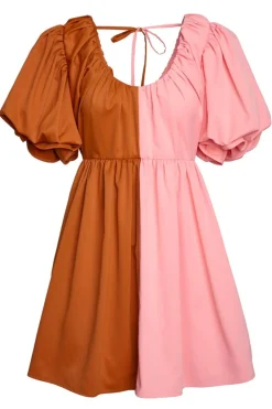 Mini-Crosby By Mollie Burch Raines Dress Salmon/Clay