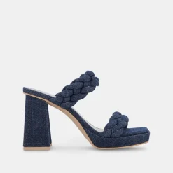 Heel-Dolce Vita Ashby Indigo Platform