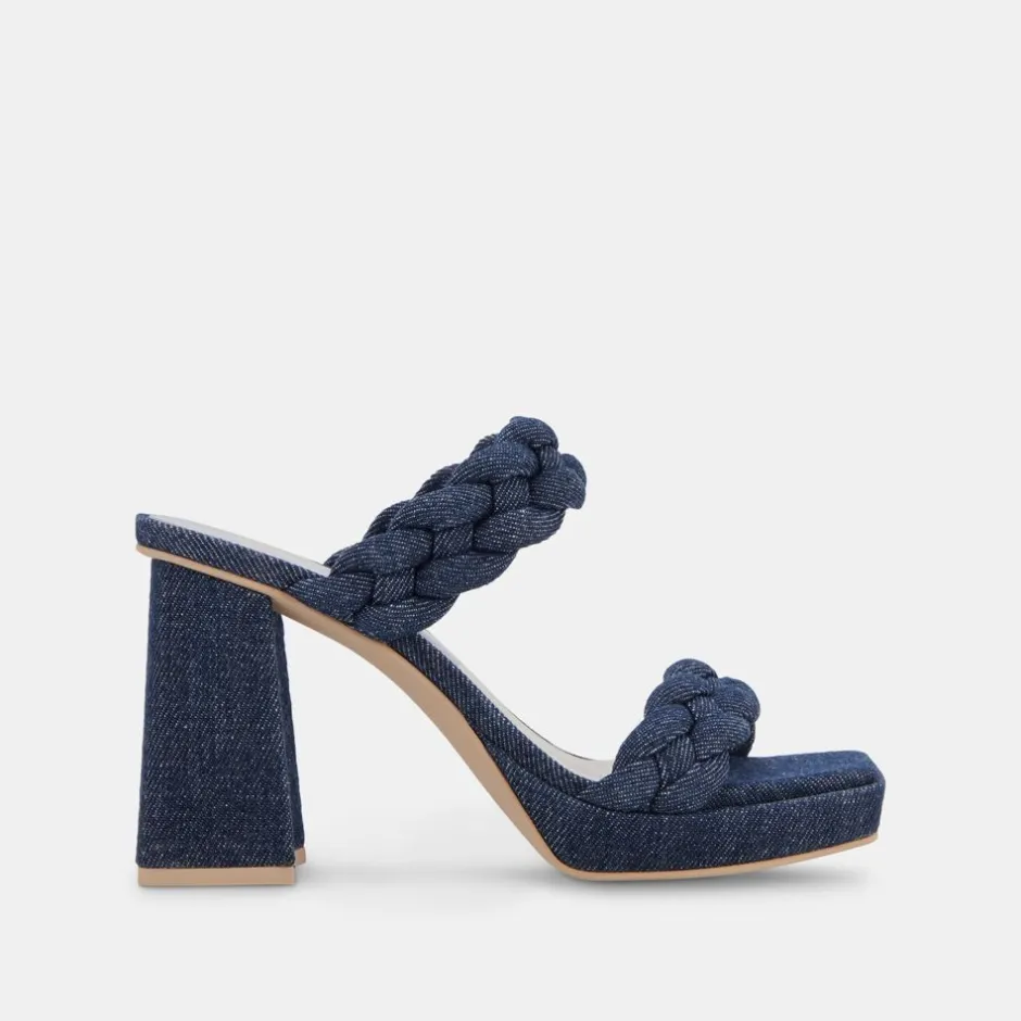 Heel-Dolce Vita Ashby Indigo Platform
