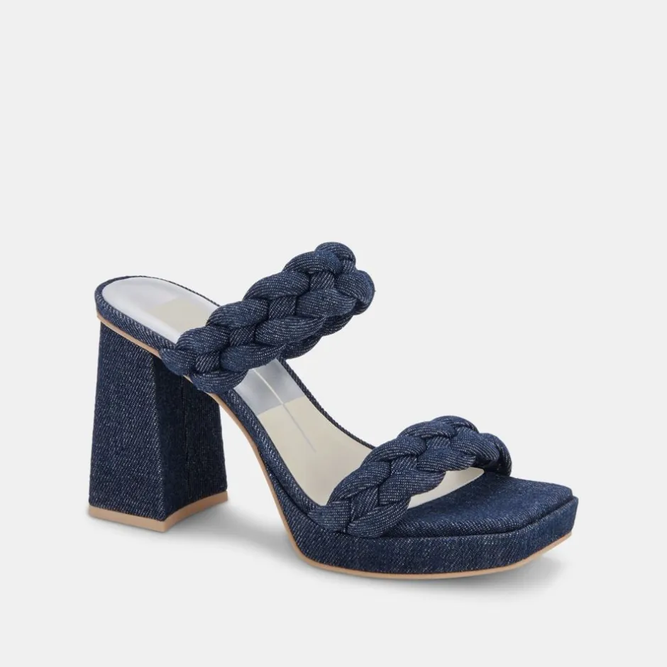 Heel-Dolce Vita Ashby Indigo Platform