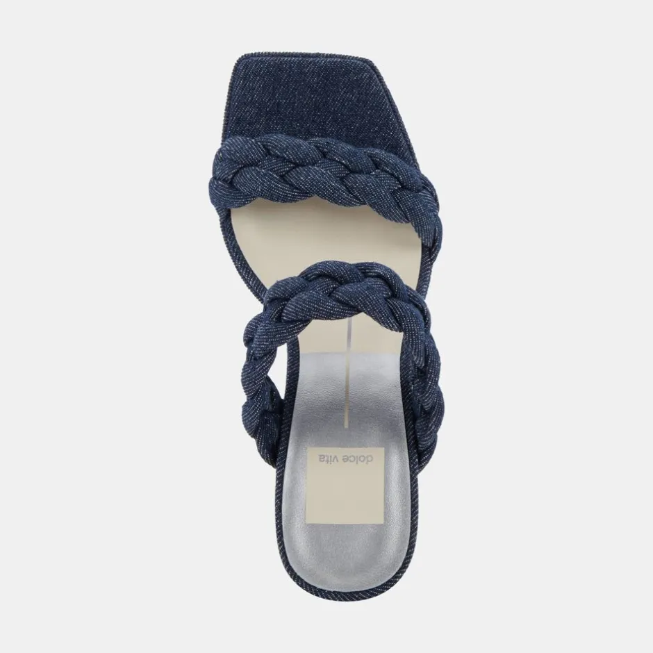 Heel-Dolce Vita Ashby Indigo Platform