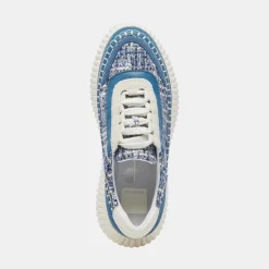 Sneaker-Dolce Vita Dolen Navy Multi Woven Sneakers