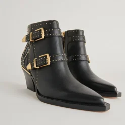 Boot-Dolce Vita Ronnie Studded Black Booties