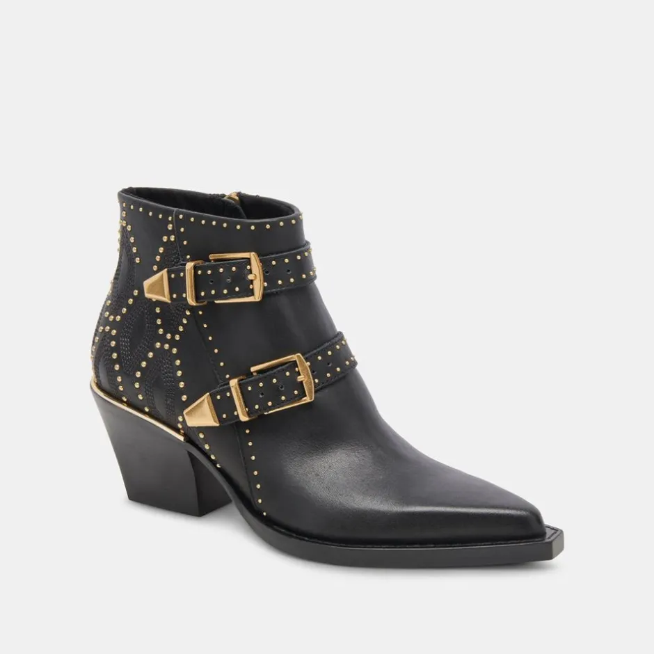 Boot-Dolce Vita Ronnie Studded Black Booties