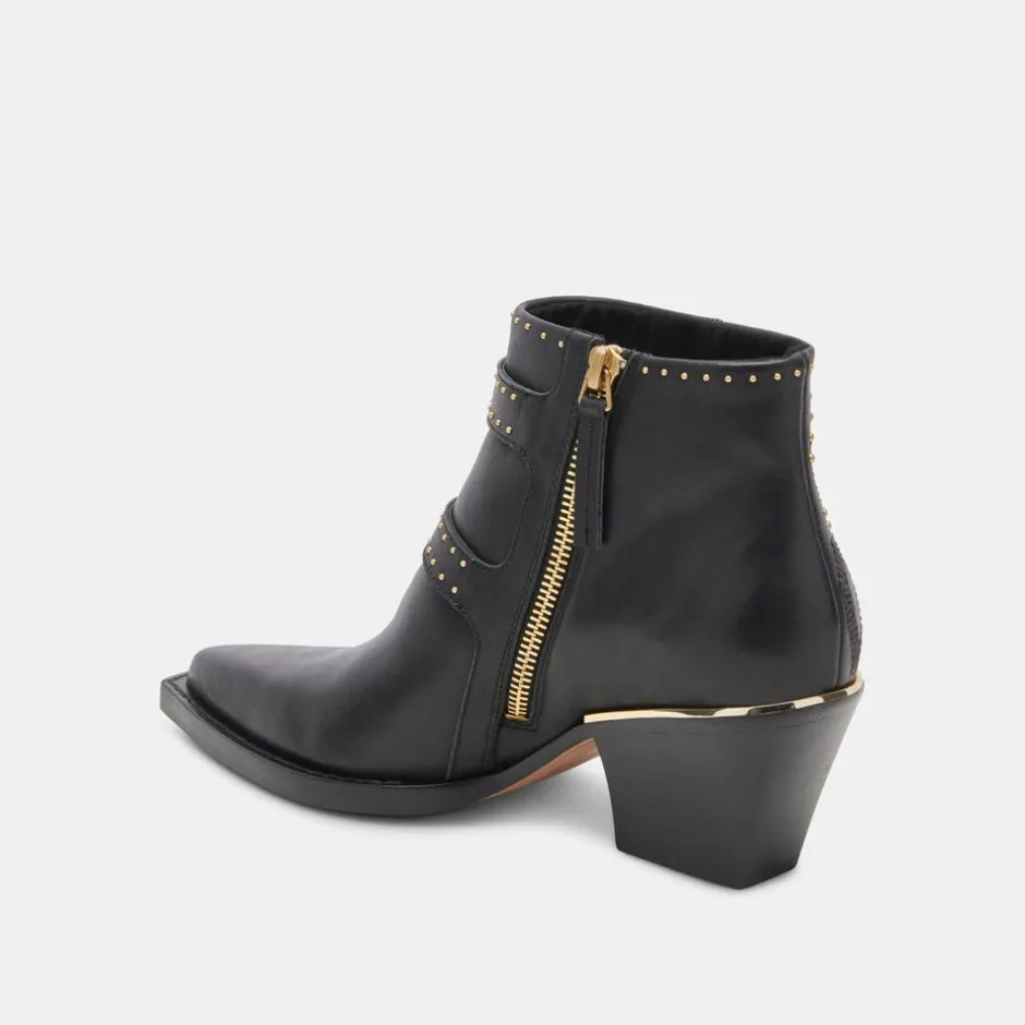Boot-Dolce Vita Ronnie Studded Black Booties