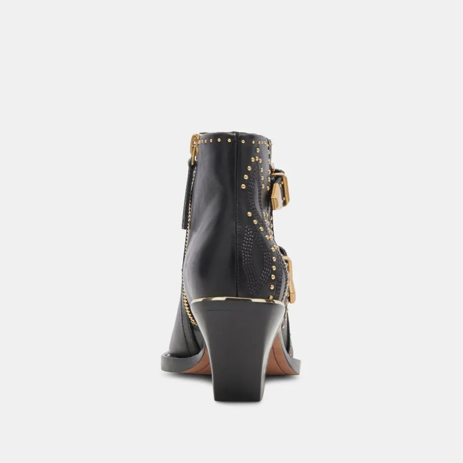 Boot-Dolce Vita Ronnie Studded Black Booties