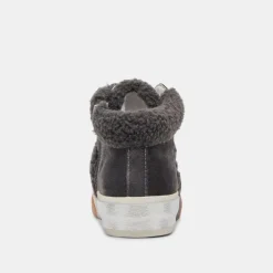 Sneaker-Dolce Vita Zilvia Plush Sneakers Anthracite Suede