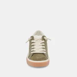 Sneaker-Dolce Vita Zina Plush Moss Perforated Suede