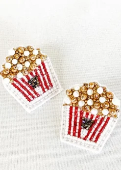 Jewelry-Dos Femmes Popcorn Earrings