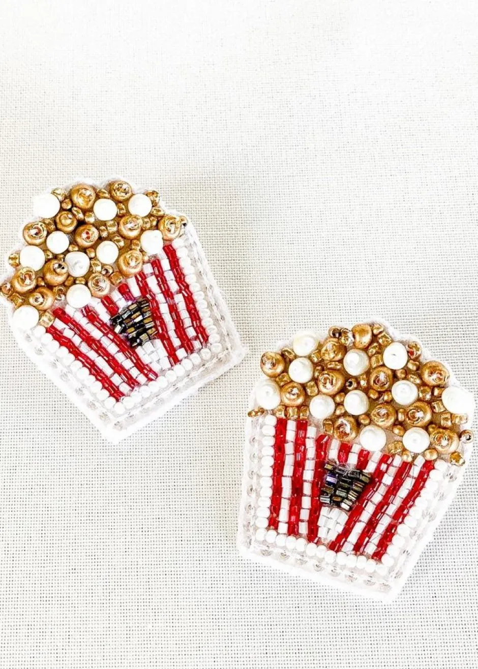 Jewelry-Dos Femmes Popcorn Earrings