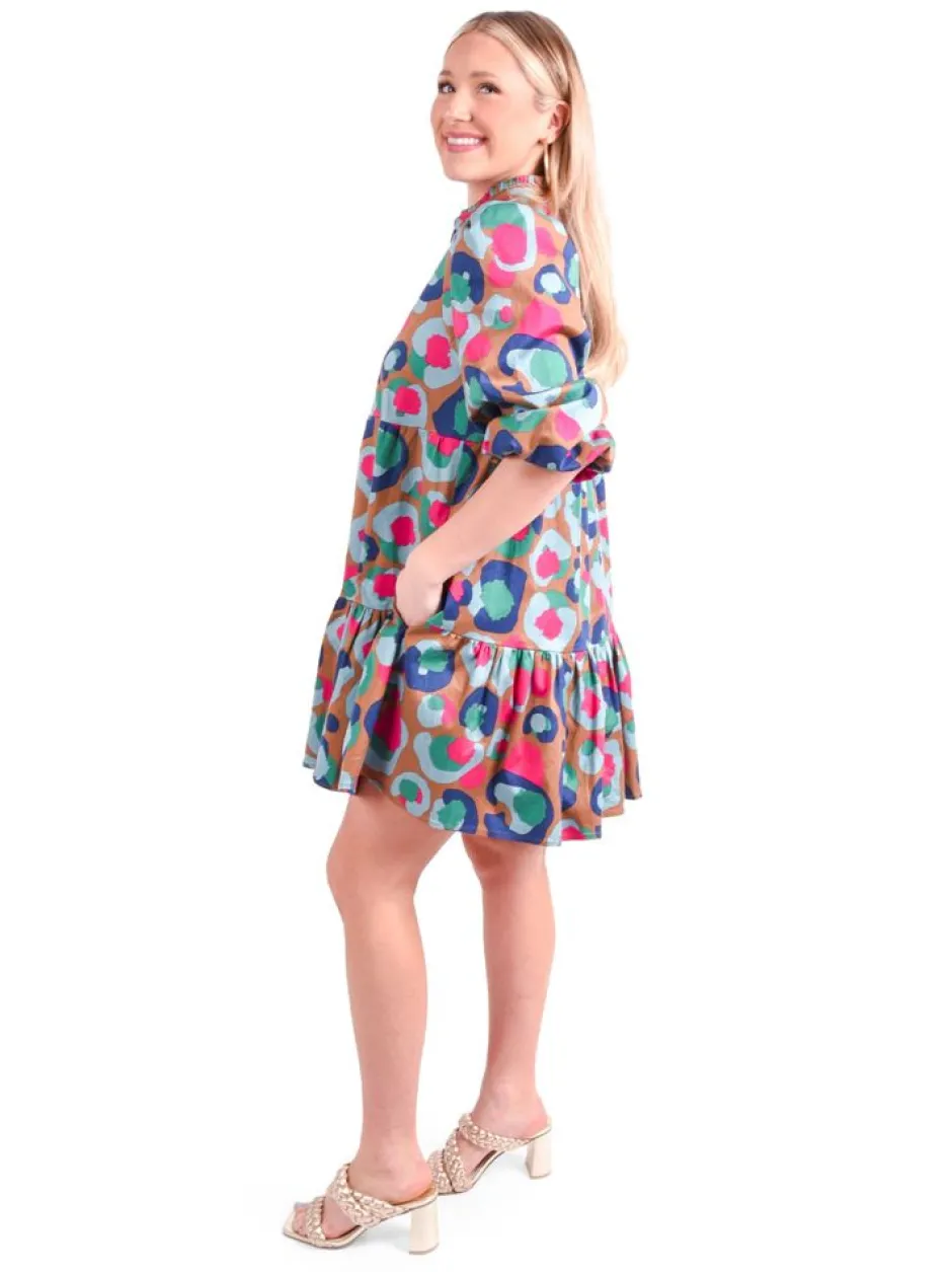 Mini-Emily McCarthy Frankie Dress Meadowbrook Spot Cheetah