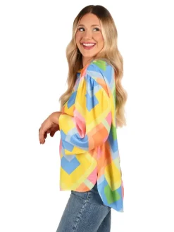 Blouses-Emily McCarthy Lolli Top Geo