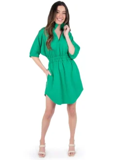 Mini-Emily McCarthy Palmer Dress Ming Green