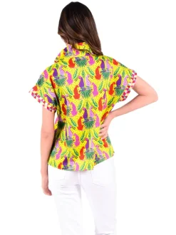 Blouses-Emily McCarthy Poppy Pullover Peekaboo