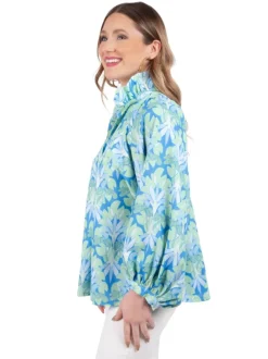 Blouses-Emily McCarthy Stella Top Lily Pad