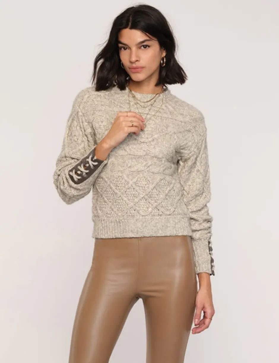Sweaters-Heartloom Ethan Sweater In Oat