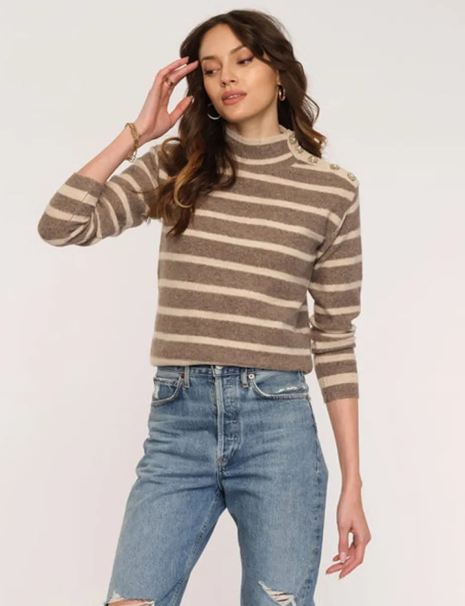 Sweaters-Heartloom Fink Sweater In Taupe
