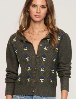 Sweaters-Heartloom Lopez Forest Cardi