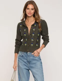 Sweaters-Heartloom Lopez Forest Cardi