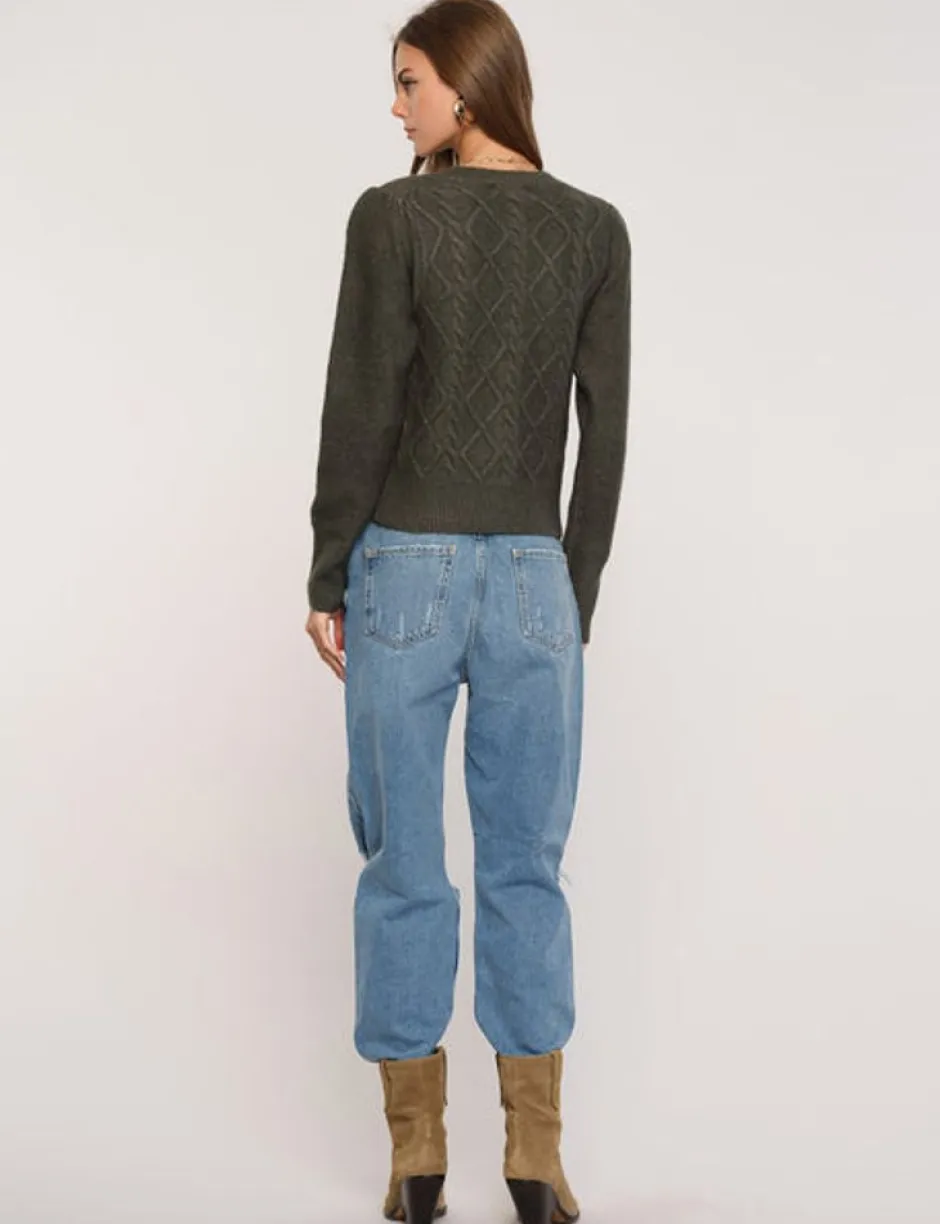 Sweaters-Heartloom Lopez Forest Cardi