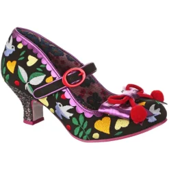 Heel-Irregular Choice Birds And Flowers