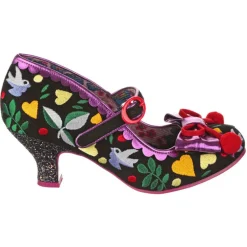 Heel-Irregular Choice Birds And Flowers