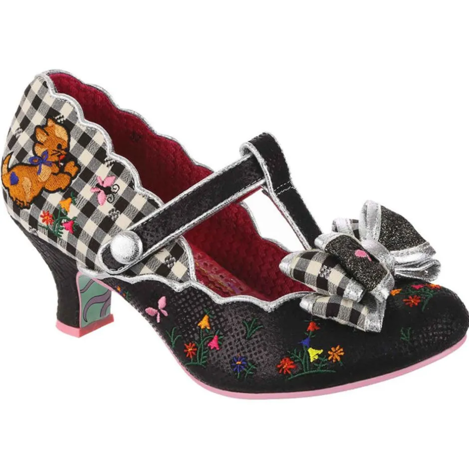 Heel-Irregular Choice Catching Butterflies Heel