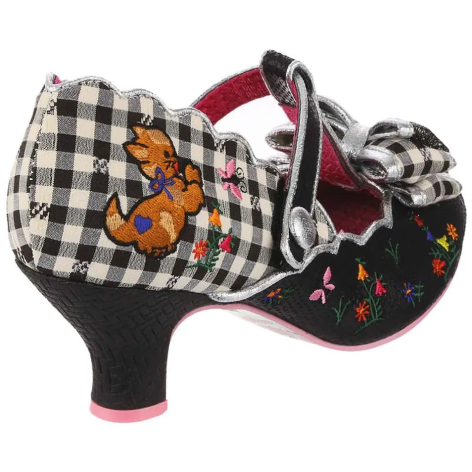 Heel-Irregular Choice Catching Butterflies Heel