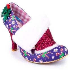 Heel-Irregular Choice Festive Flack