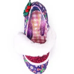 Heel-Irregular Choice Festive Flack