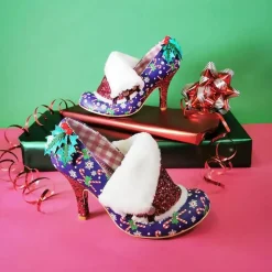 Heel-Irregular Choice Festive Flack