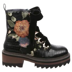 Boot-Irregular Choice Morning Stroll Black