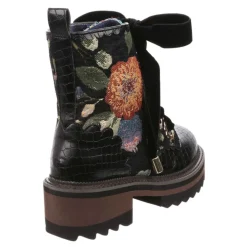 Boot-Irregular Choice Morning Stroll Black