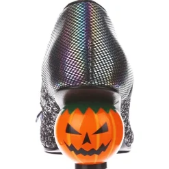 Heel-Irregular Choice Pumpkin Patch Black